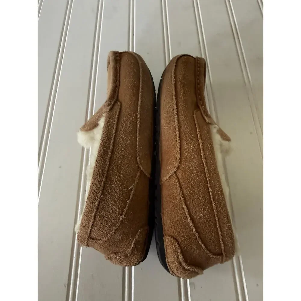 UGG Kids' Ascot Slipper brown shearling slippers size 13 little kids